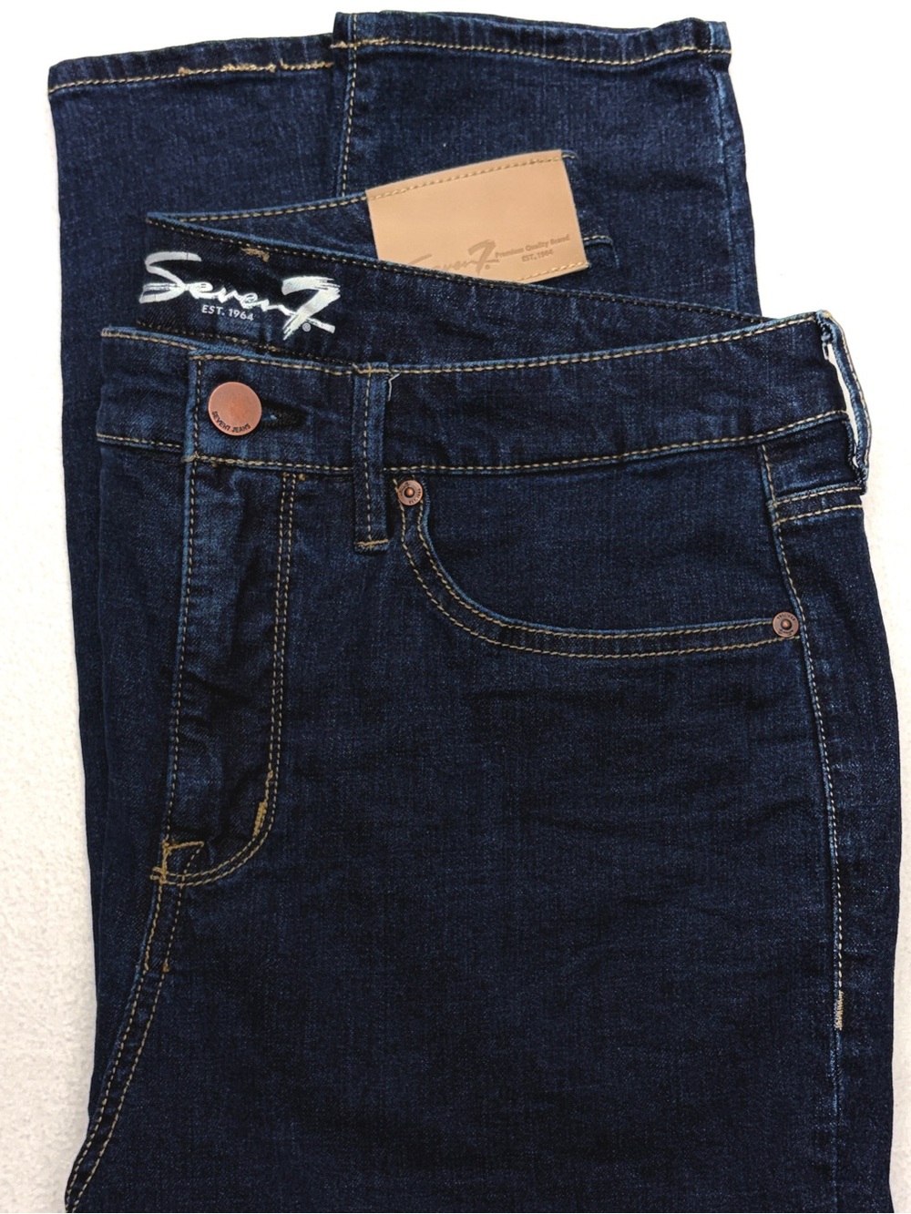 Seven7 Skinny Jeans Dark Wash High Rise Women’s Size 12 Stretch